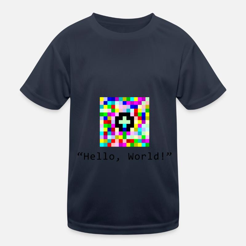 Hello World en langage de programmation Piet T-shirt sport Enfant