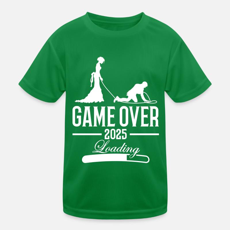 Wedding Loading 2025 Game Over T-shirt sport Enfant