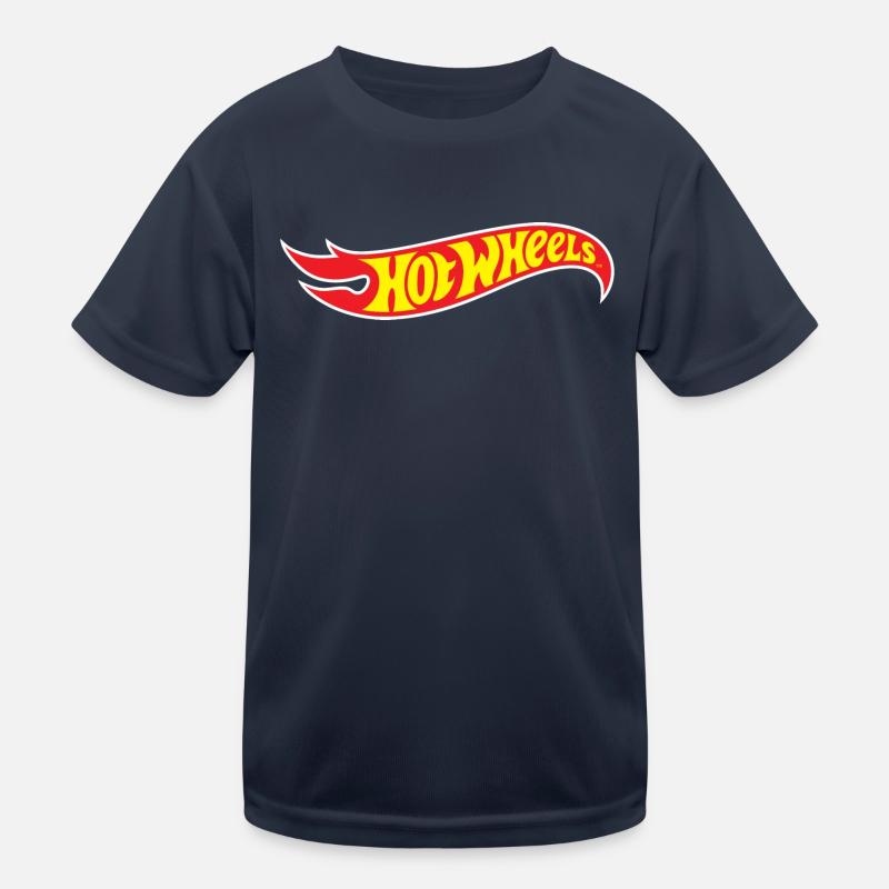 Hot Wheels Klassisches Logo Kinder Funktions-T-Shirt