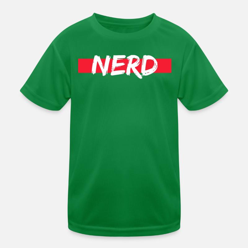 Nerd Bekenntnis ein ein stolzer Nerd zu sein Geek Kinder Funktions-T-Shirt