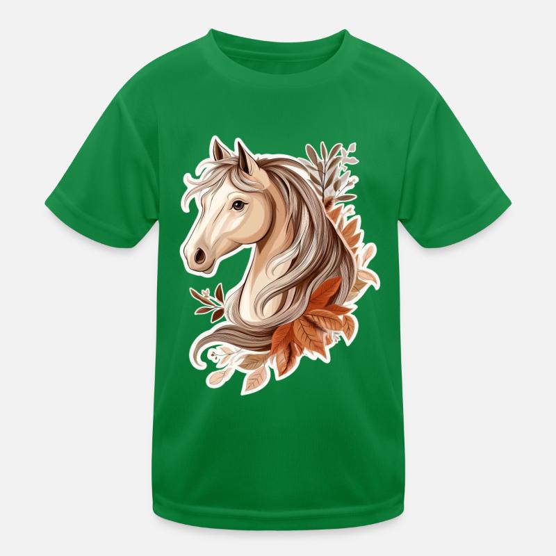 Cheval Automne T-shirt sport Enfant