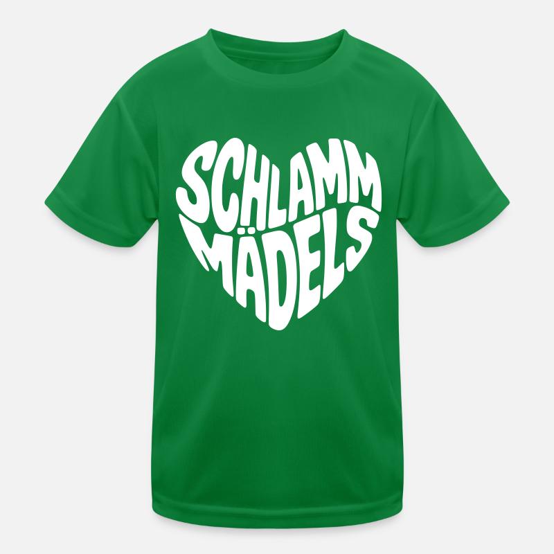 Schlamm Mädels Kinder Funktions-T-Shirt