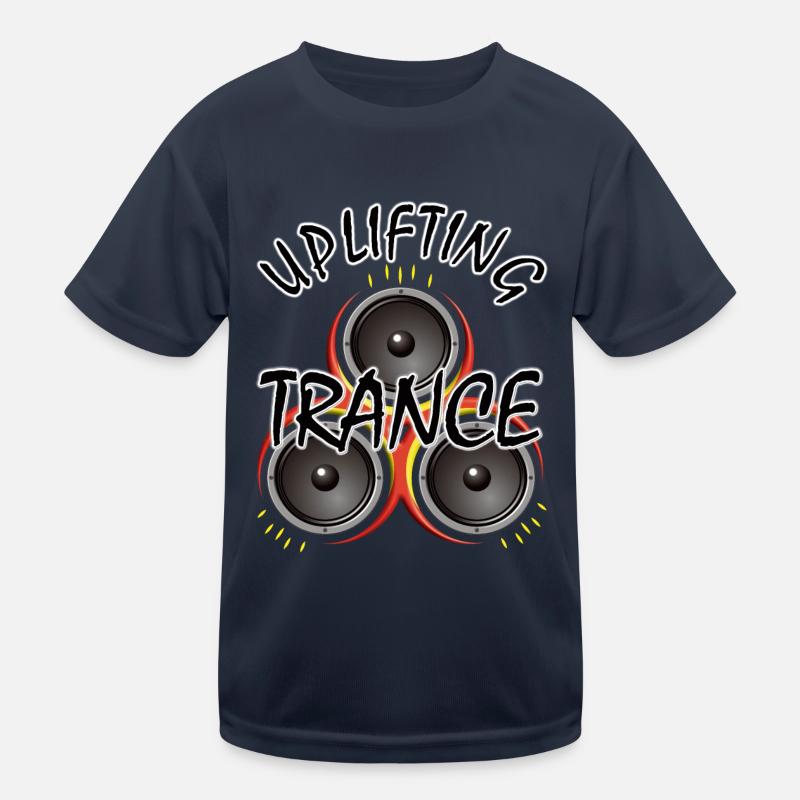 Uplifting Trance with Speaker - Music Kids Functional T-Shirt