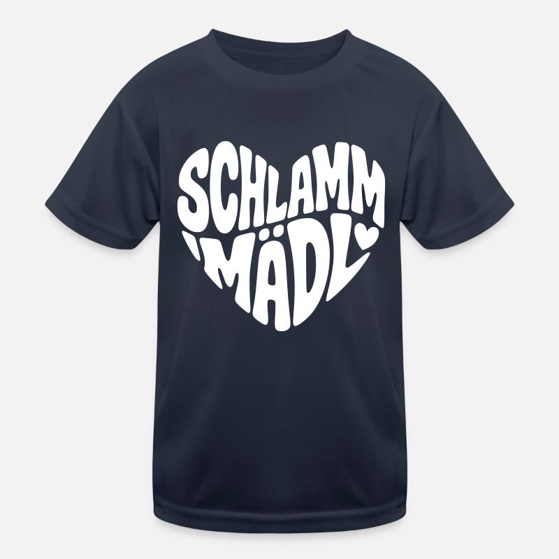 Schlamm Mädel Kinder Funktions-T-Shirt