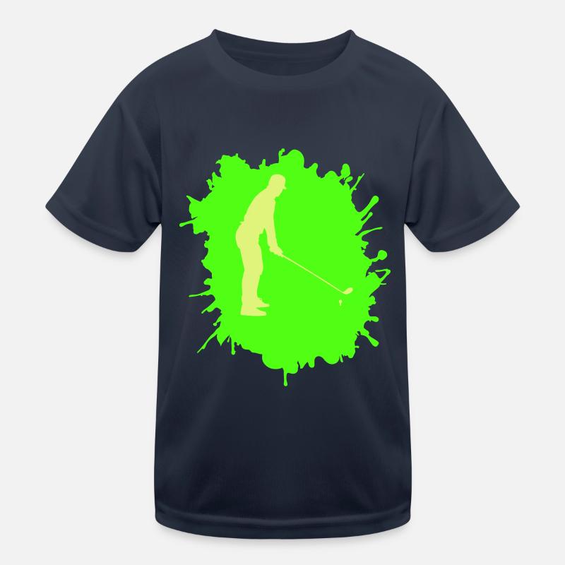 Golf Blobs Kids Functional T-Shirt