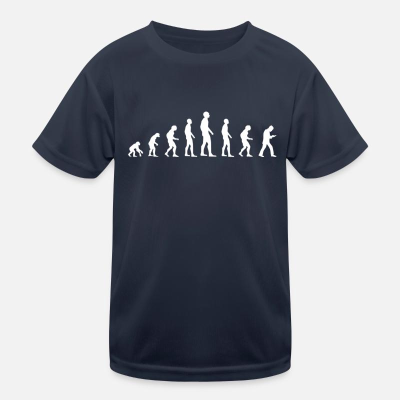 L’évolution humaine la génération smartphone T-shirt sport Enfant