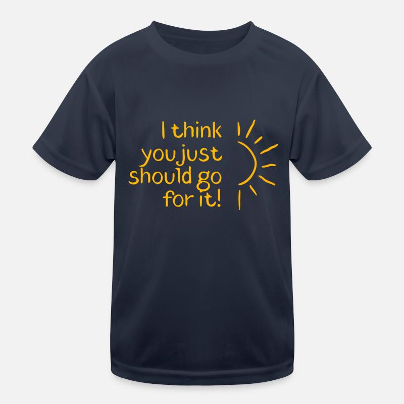 go for it Kinder Funktions-T-Shirt