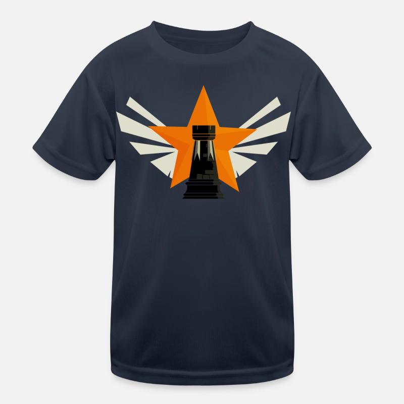 Chess rook Kinder Funktions-T-Shirt
