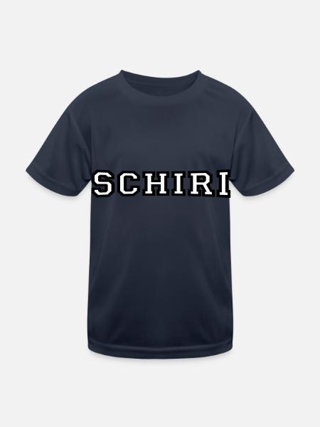 Schiri - Kinder Funktions-T-Shirt - Navy - Vorne