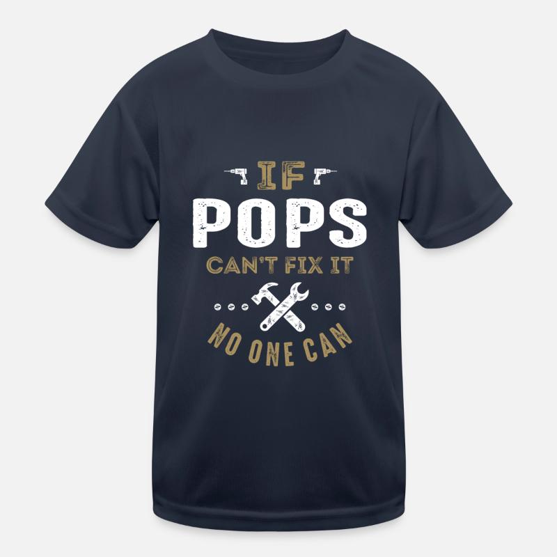 Pops Can Fix It Kids Functional T-Shirt