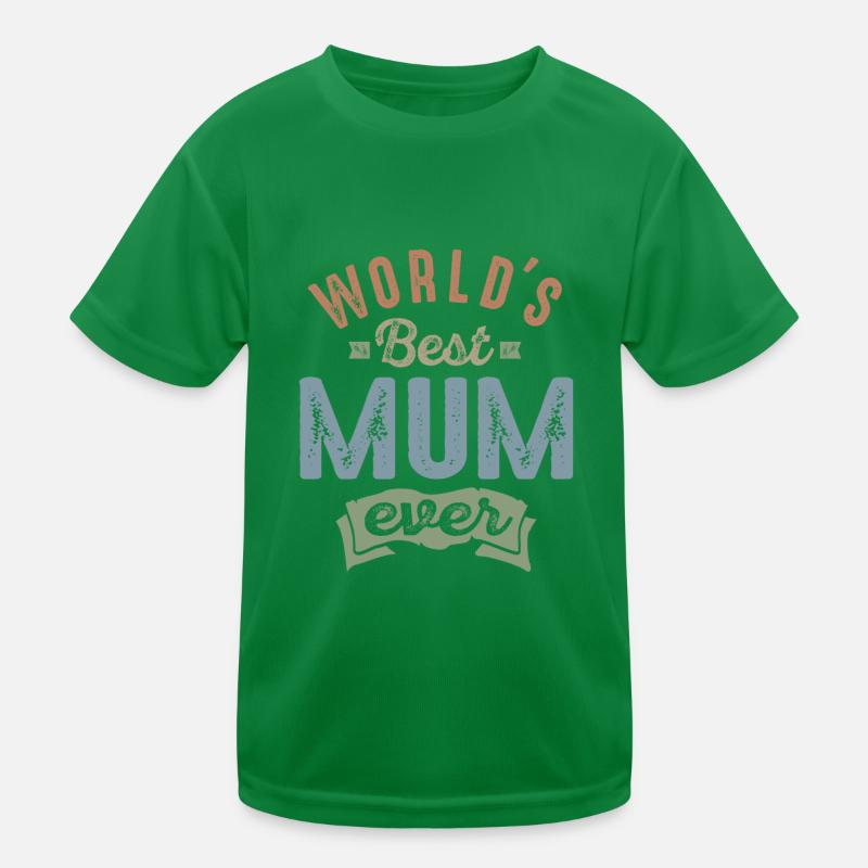 Best Mum Kids Functional T-Shirt