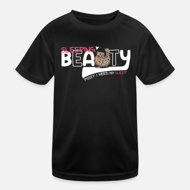 Sleeping Beauty - Leopard Kids Functional T-Shirt