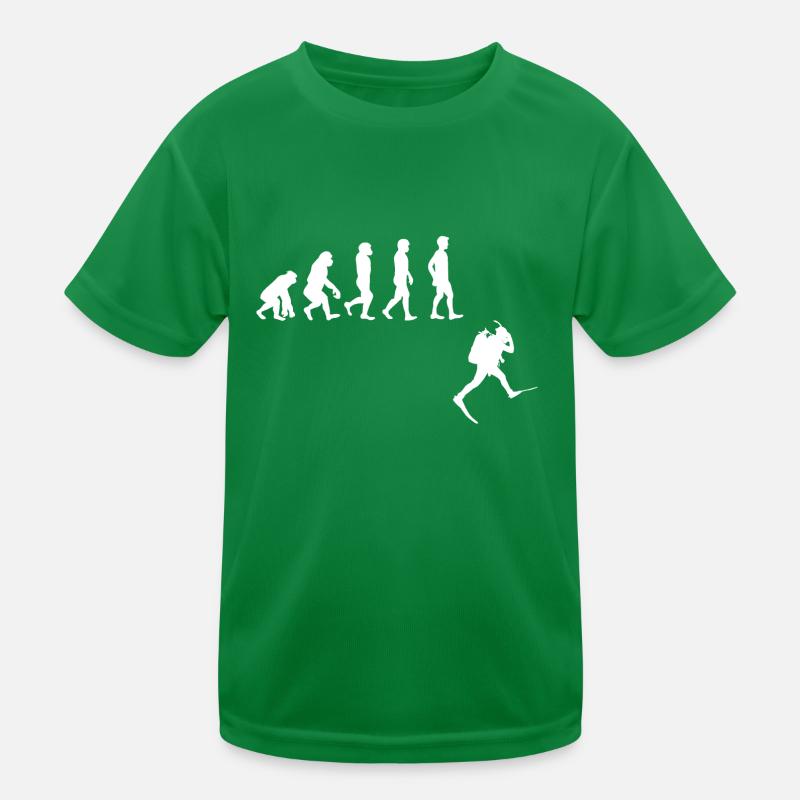 Evolution Freitauchen Freitauchen Plongée Kinder Funktions-T-Shirt