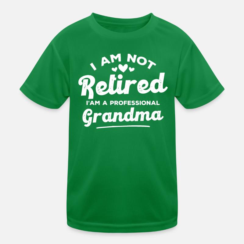 Ich bin eine professionelle Großmutter Kinder Funktions-T-Shirt