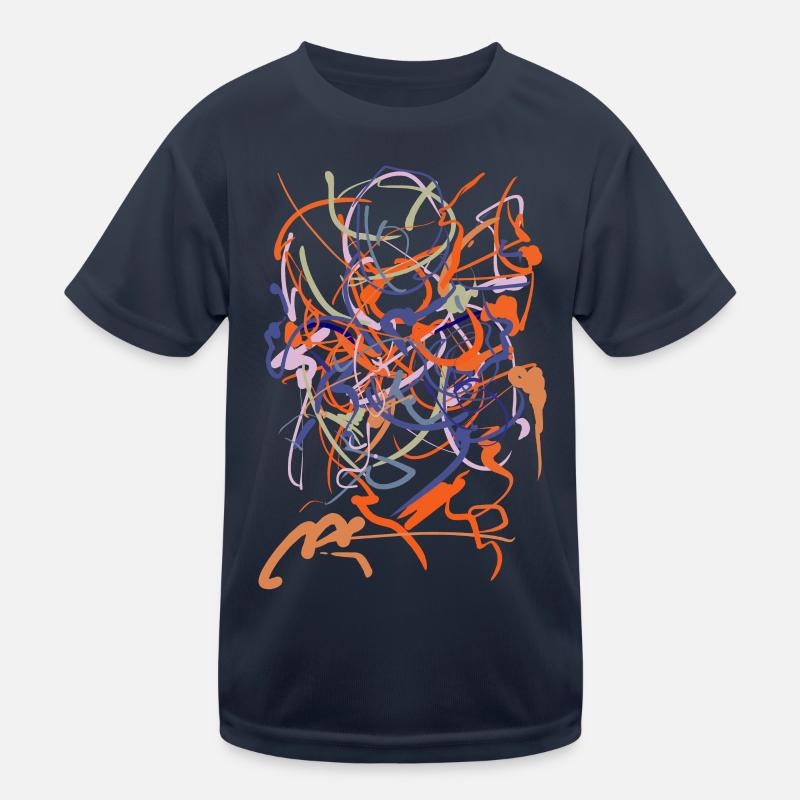 Abstract Art Patterns Kids Functional T-Shirt