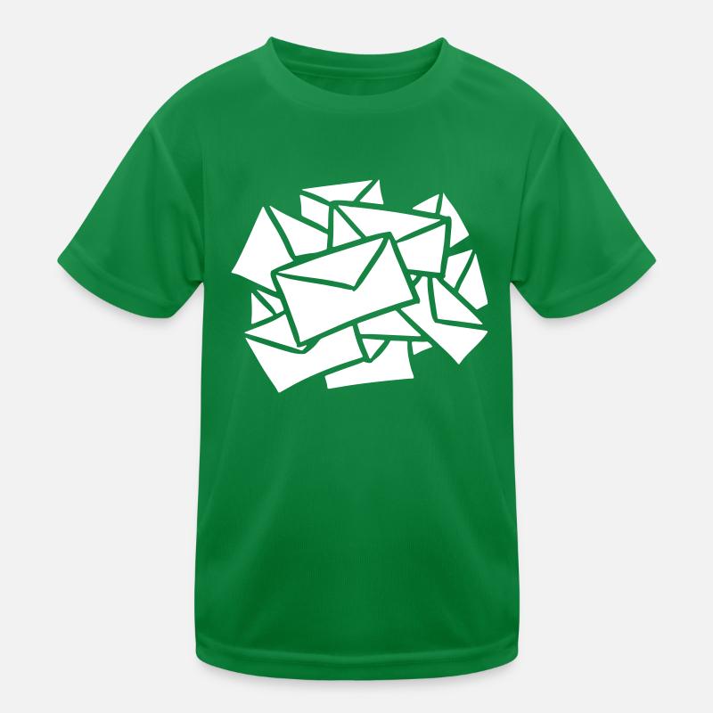 Lettres Nouvelles Poste Boîte de réception message mail T-shirt sport Enfant