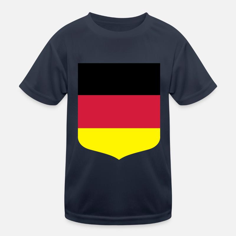 Germany flag Kids Functional T-Shirt