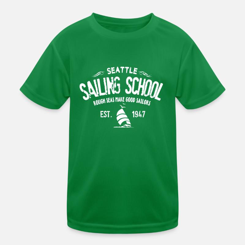 Seattle Segelschule Kinder Funktions-T-Shirt