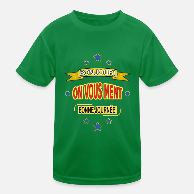 HELLO! YOU ARE BEING LIED TO. HAVE A NICE DAY! Kids Functional T-Shirt