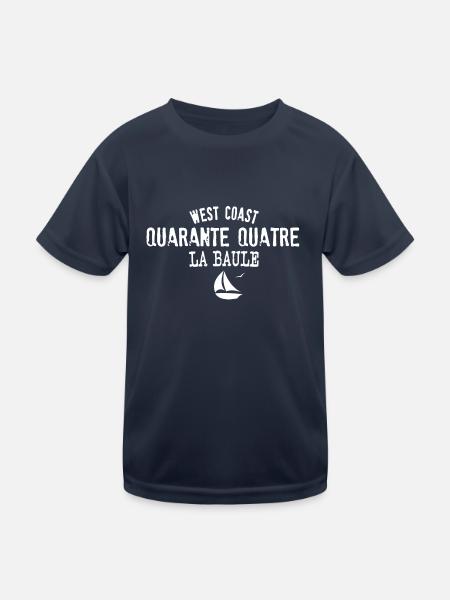 Forty Four La Baule - Kids Functional T-Shirt - navy - Front
