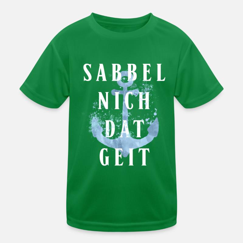 Norddeutscher witziger Spruch Kinder Funktions-T-Shirt