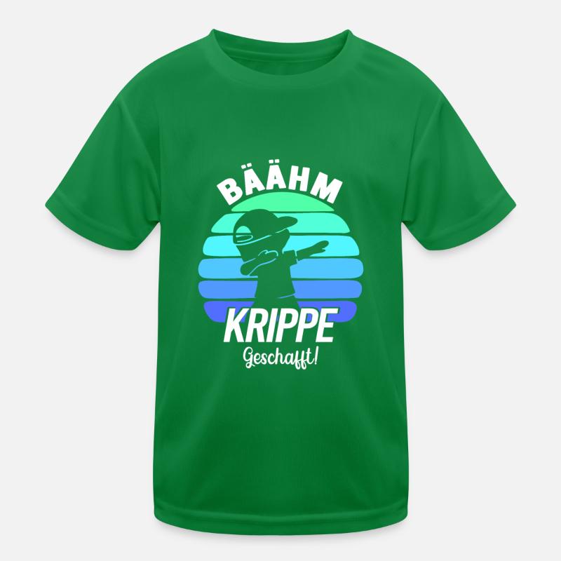 Kinderkrippe Geschafft Krippe Geschafft Kinder Funktions-T-Shirt