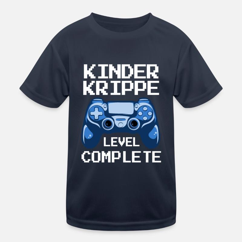 Kinderkrippe Geschafft Krippe Geschafft Kinder Funktions-T-Shirt