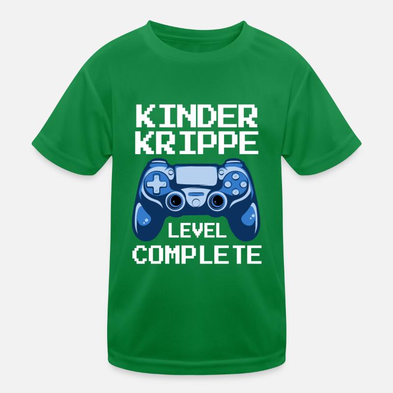 Kinderkrippe Geschafft Krippe Geschafft Kinder Funktions-T-Shirt