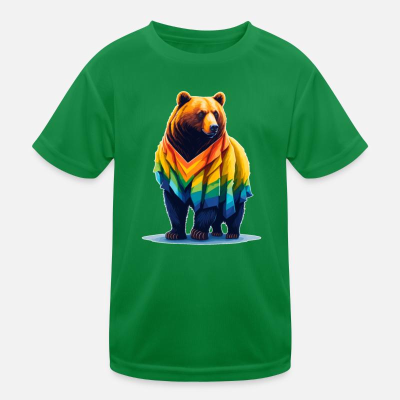 Pride Bear Kids Functional T-Shirt