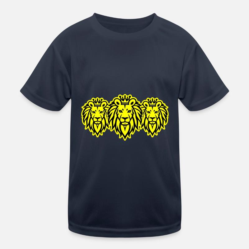 Löwen Team Krone Kinder Funktions-T-Shirt