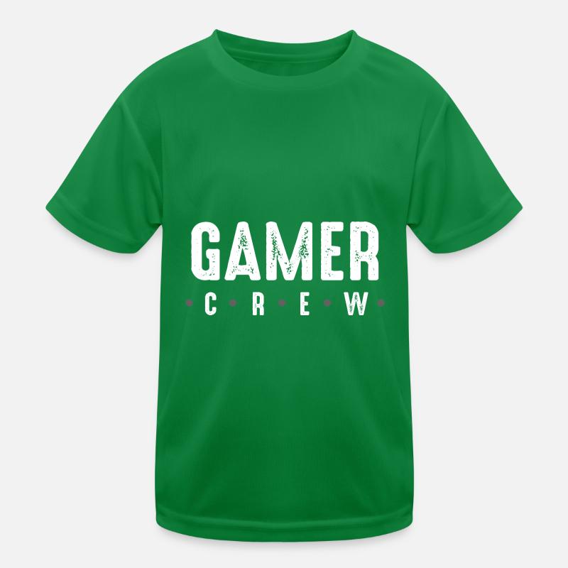 Gamer Crew Kinder Funktions-T-Shirt