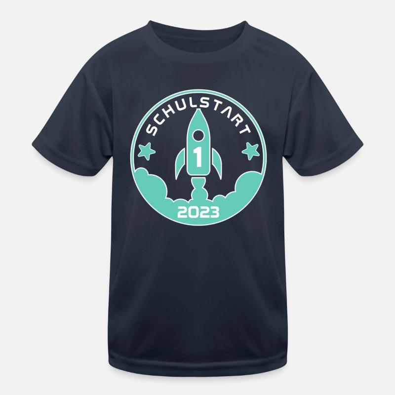SCHULSTART 2023 - EINSCHULUNG - ERSTER SCHULTAG Kinder Funktions-T-Shirt