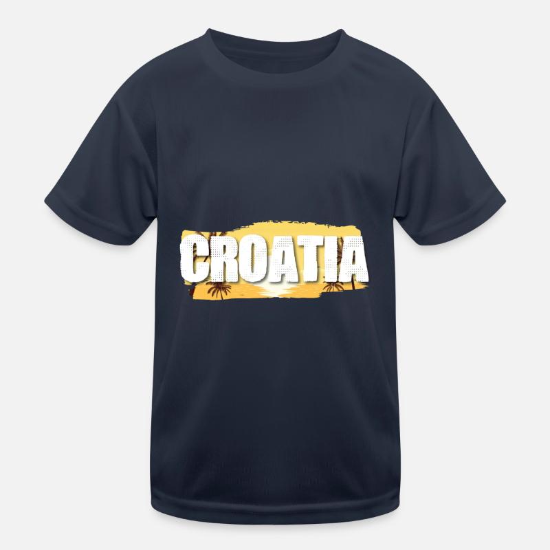 Croatia Kids Functional T-Shirt