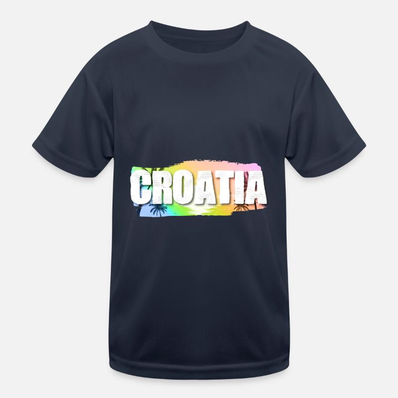 Croatia Kids Functional T-Shirt