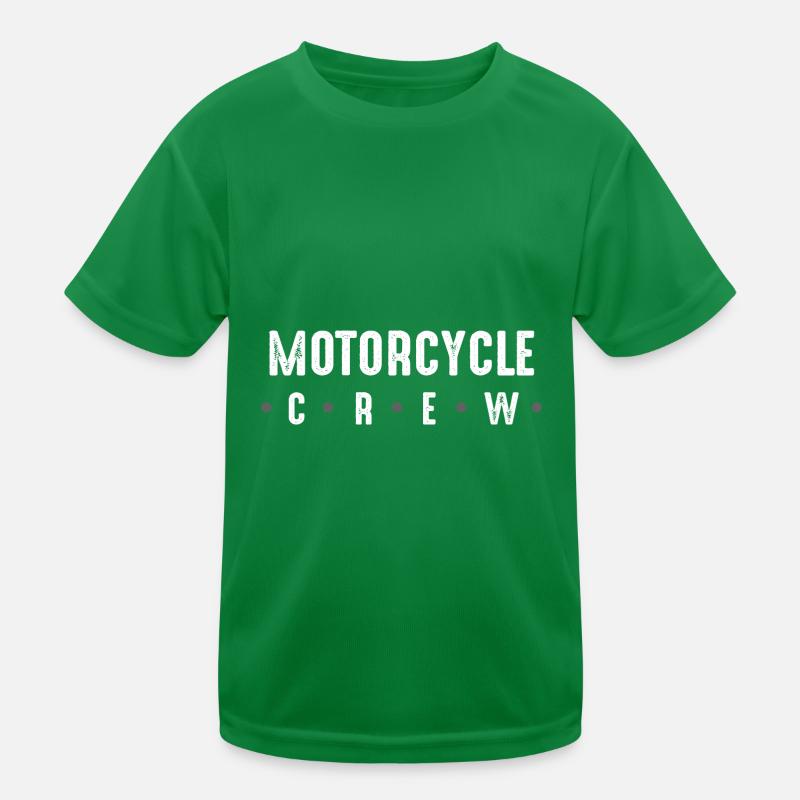 Motorcycle Crew Kinder Funktions-T-Shirt