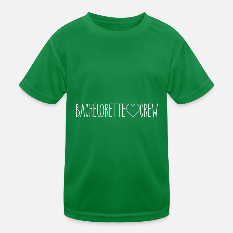 Bachelorette Crew Herz Kinder Funktions-T-Shirt