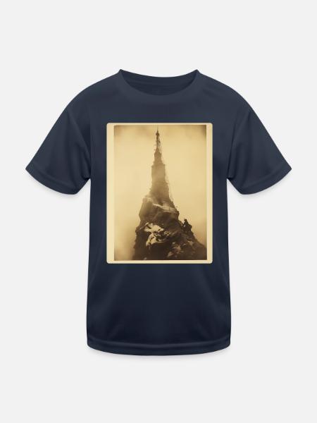 The Spire - Kids Functional T-Shirt - navy