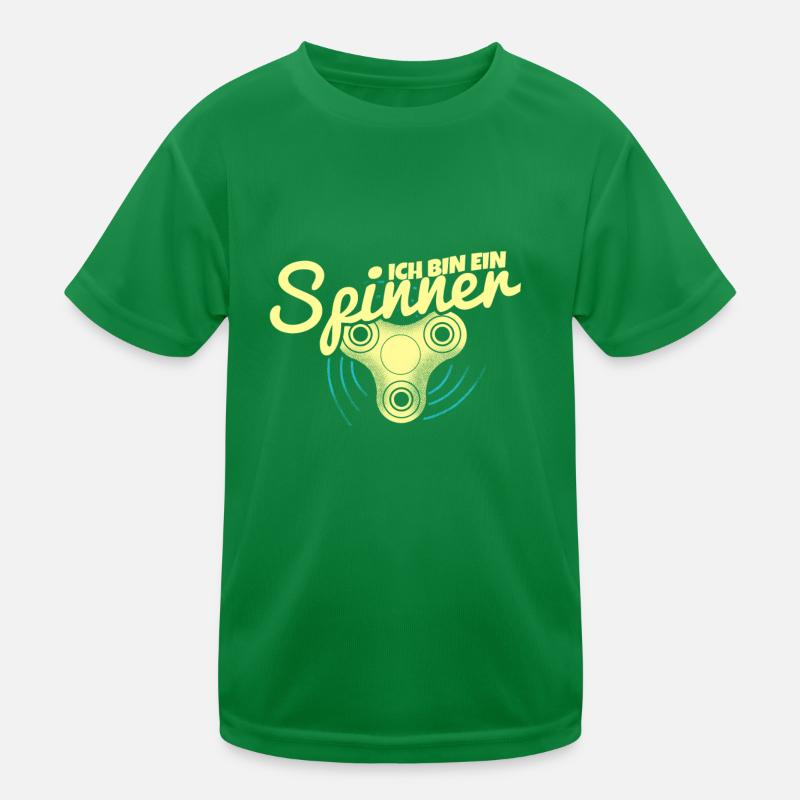 Ich bin ein (Fidget) Spinner Kinder Funktions-T-Shirt