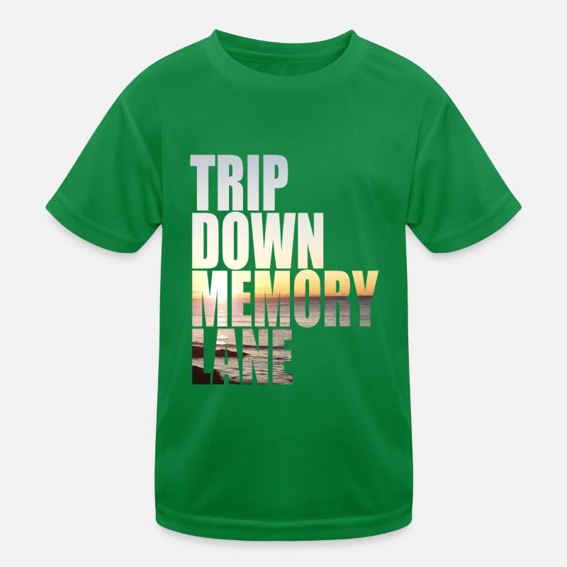 Trip Down Memory Lane Kids Functional T-Shirt