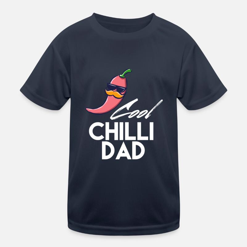 Chilli saying papa Kids Functional T-Shirt