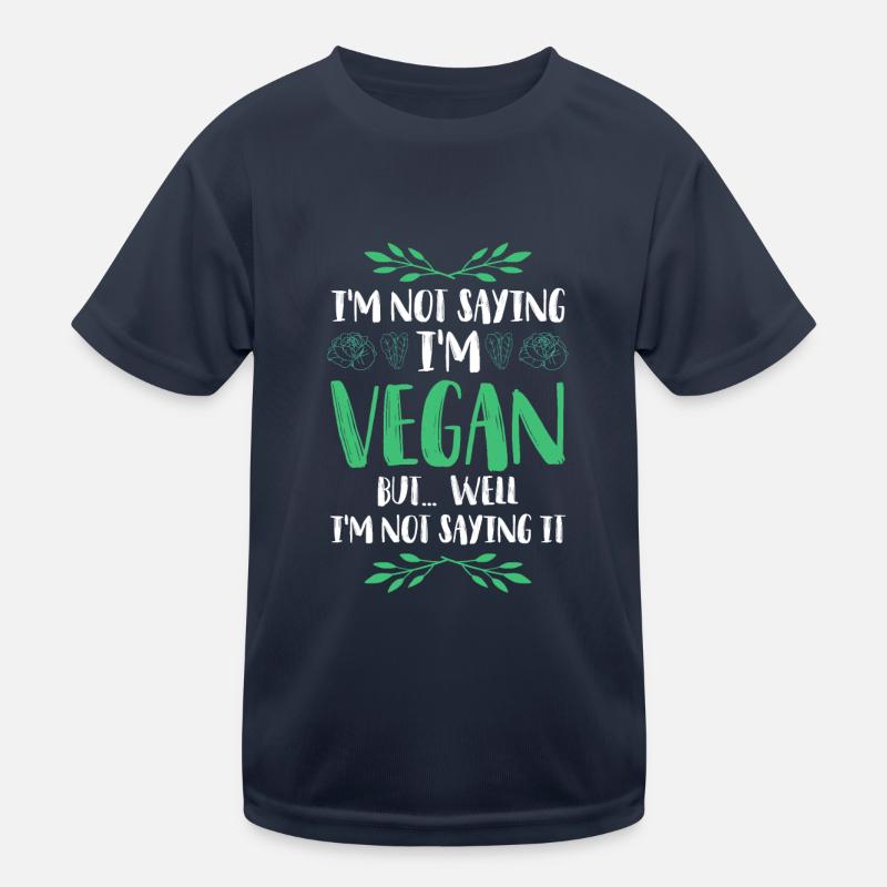 Vegan Veganer Kinder Funktions-T-Shirt