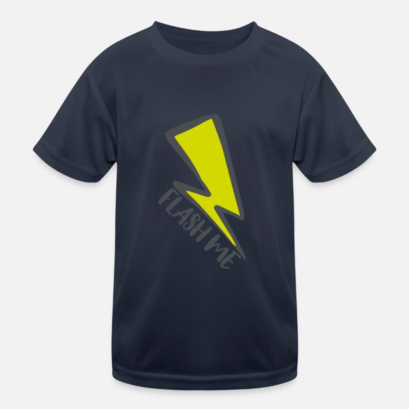 Lightning saying Kids Functional T-Shirt