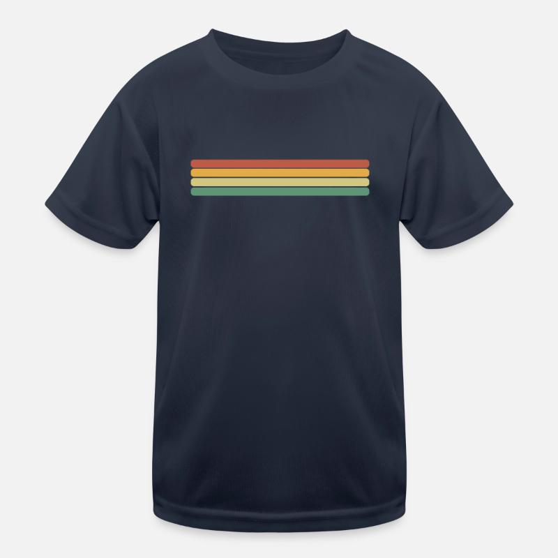 Retro stripes Kids Functional T-Shirt