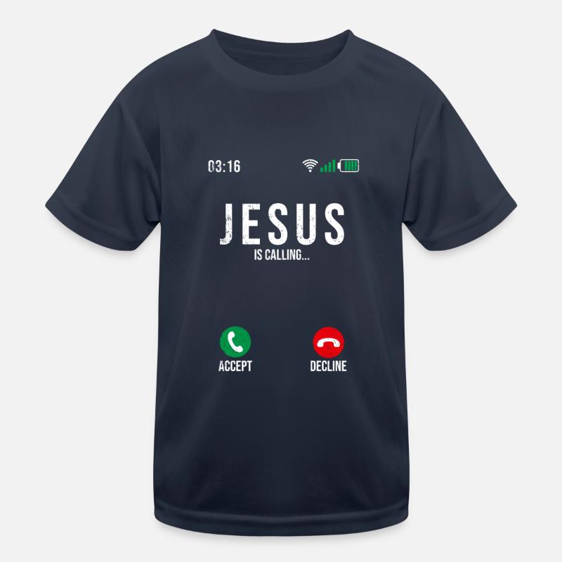 Jesus is calling Kids Functional T-Shirt