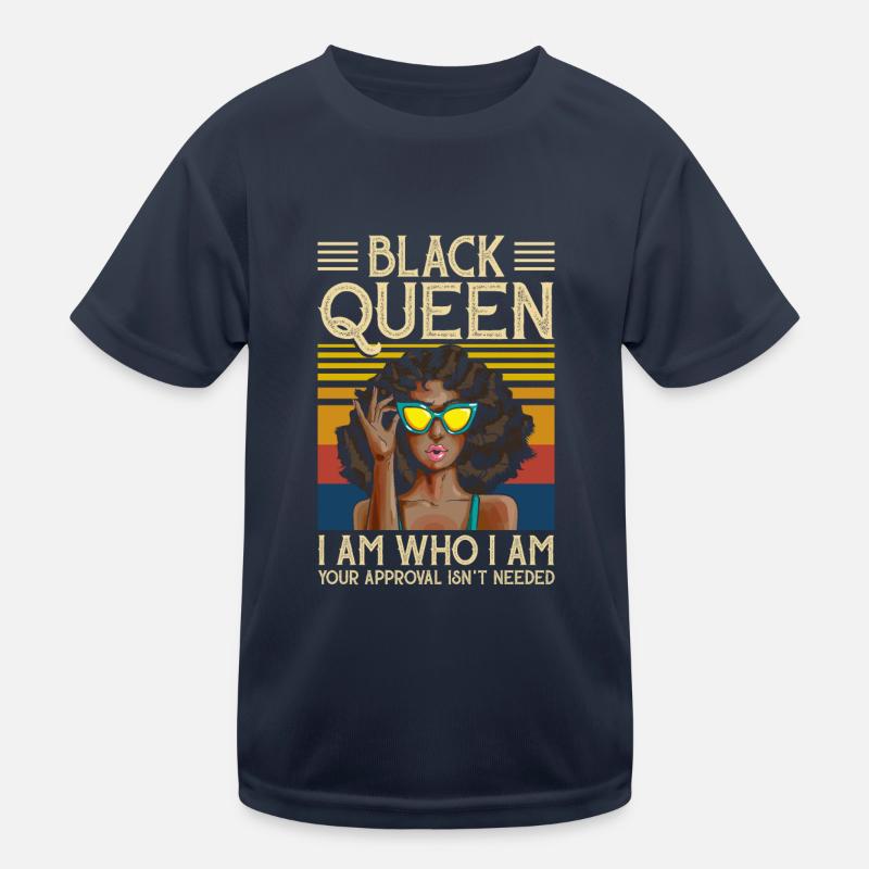 Black Queen T-shirt sport Enfant
