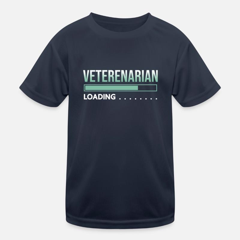 Tierarzt laoding Kinder Funktions-T-Shirt