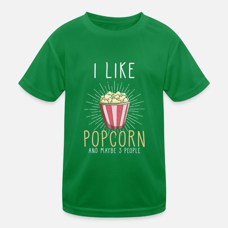 Popcorn sort drôle T-shirt sport Enfant
