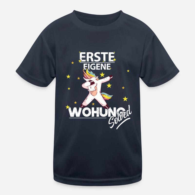 ERSTE EIGENE WOHNUNG SOLVED Einzug Umzug Geschenk Kinder Funktions-T-Shirt