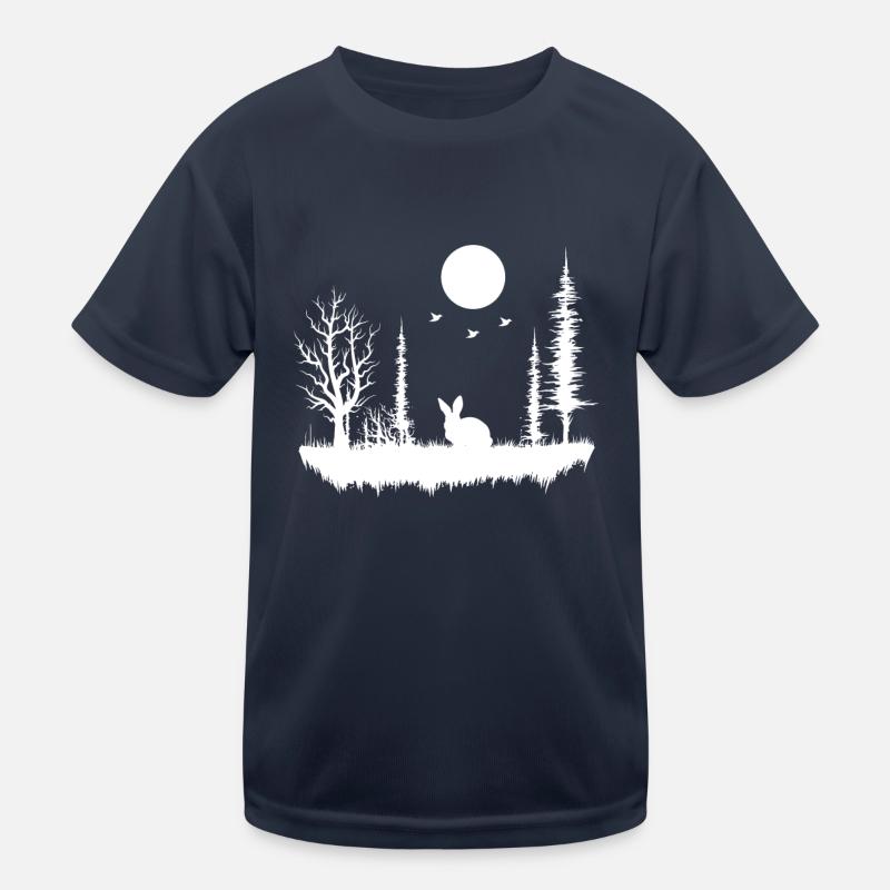 Forest Nature Wilderness Kids Functional T-Shirt