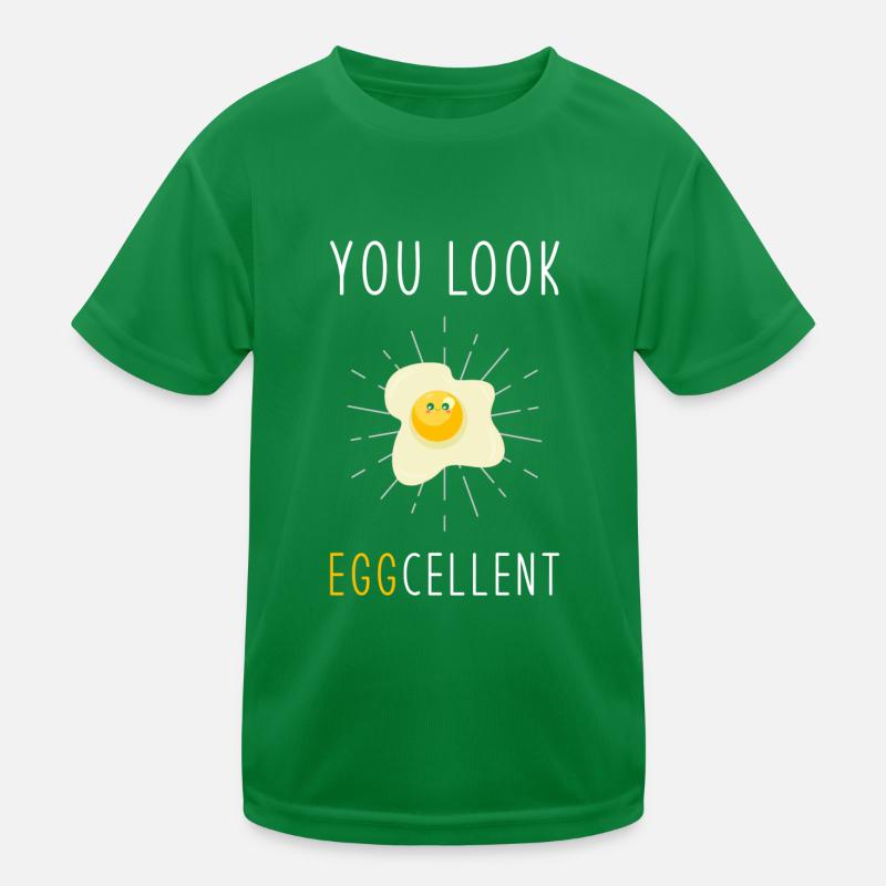 Ei Eier Wortspiel Spiegelei Kinder Funktions-T-Shirt